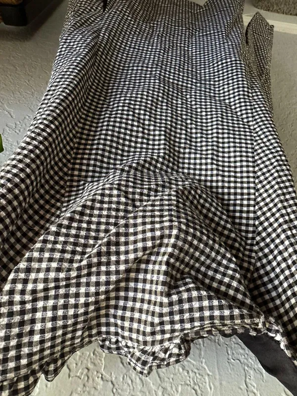 ZARA Nwt  Gingham Mini Dress - Image 3