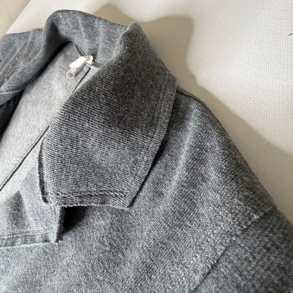 Daily Practice Anthropologie Heather Elbert Blazer Large Gray Streetwear Neutral - Image 7