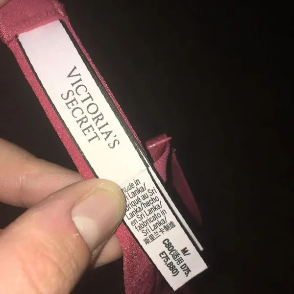 Victoria’s Secret coral pink scalloped edge M Barbiecore bralette - Image 3