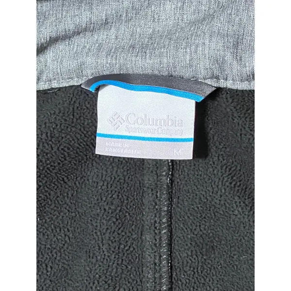 Columbia Womens Medium Softshell‎ Jacket Gray Full Zip Pockets Outdoors Active - Image 4