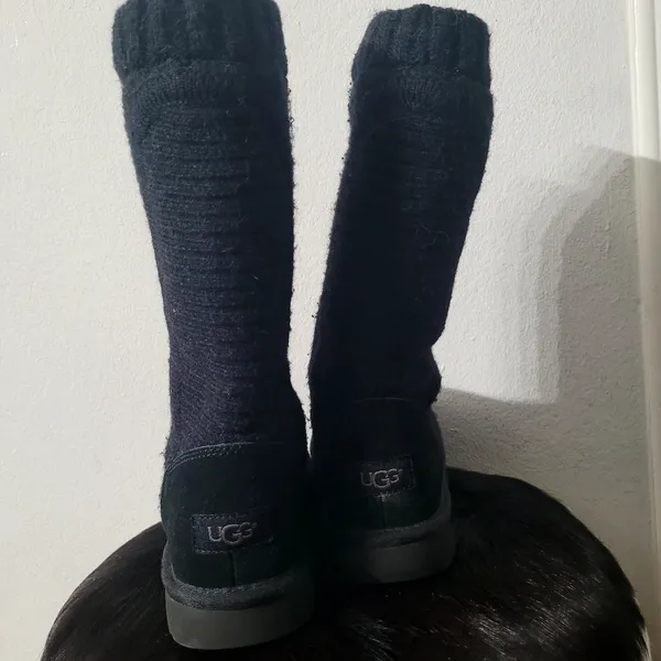 UGG Wool Mid Tall Boots Womens Size 6 - Image 4