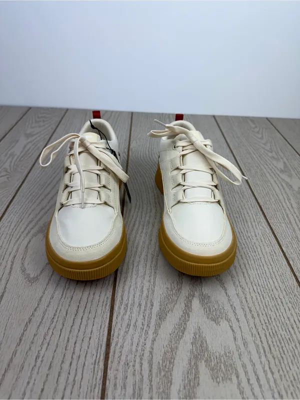 Sorel Women's Out N About IV Low Women's Waterproof Sneaker 9.5 Honey White $100 - Image 2