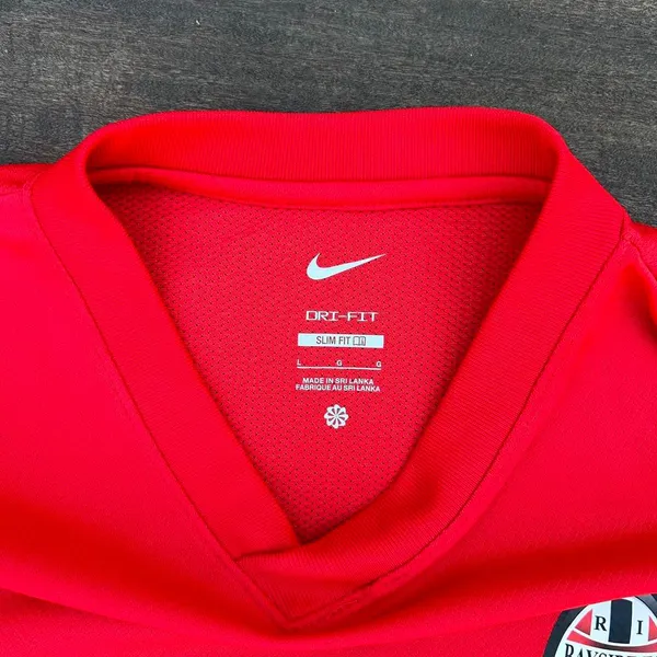 Red Nike Kia Route 6 Auto Mall Soccer Jersey - Image 4