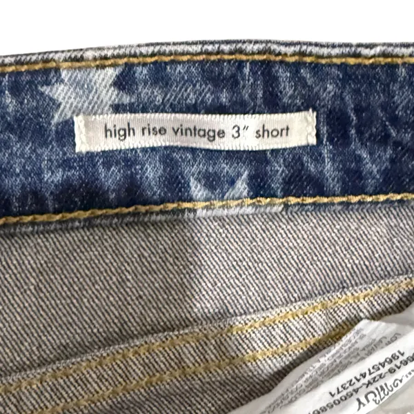Wrangler Americana High Rise Vintage 3" Denim‎ Shorts Size 10 / 30 NEW - Image 4