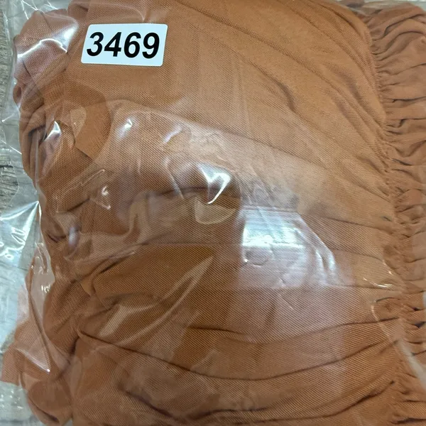 HUGO Women Mesh Ruched Long Sleeve‎ Dress Rustcopper Size xs nwt - Image 13