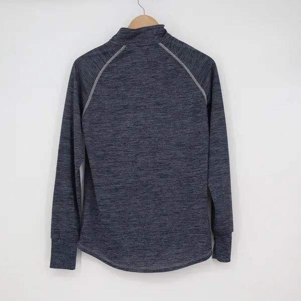 Colosseum Yale University Womens Navy Blue Space Dye 1/4 Zip Pullover Large - Image 4