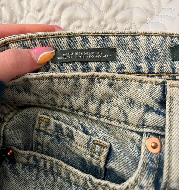 Wild Fable Mom High Rise Jean Shorts - Image 4