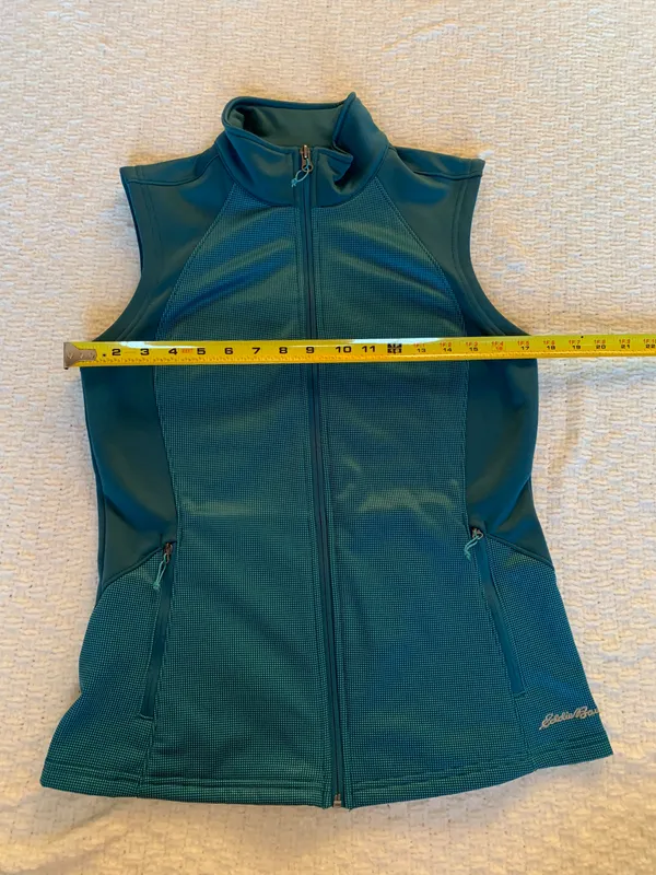 Eddie Bauer Teal Turquoise Vest Size Small Like New - Image 2
