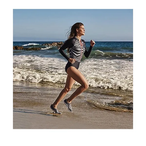 Speedo Womans Long Sleeve One Piece Power Flex Eco Swimsuit Size Small - Image 5