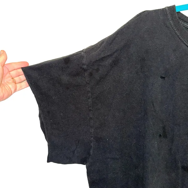 Harley Davidson HOG Distressed‎ Cropped T Shirt Black 3XL Official Riding Club - Image 3