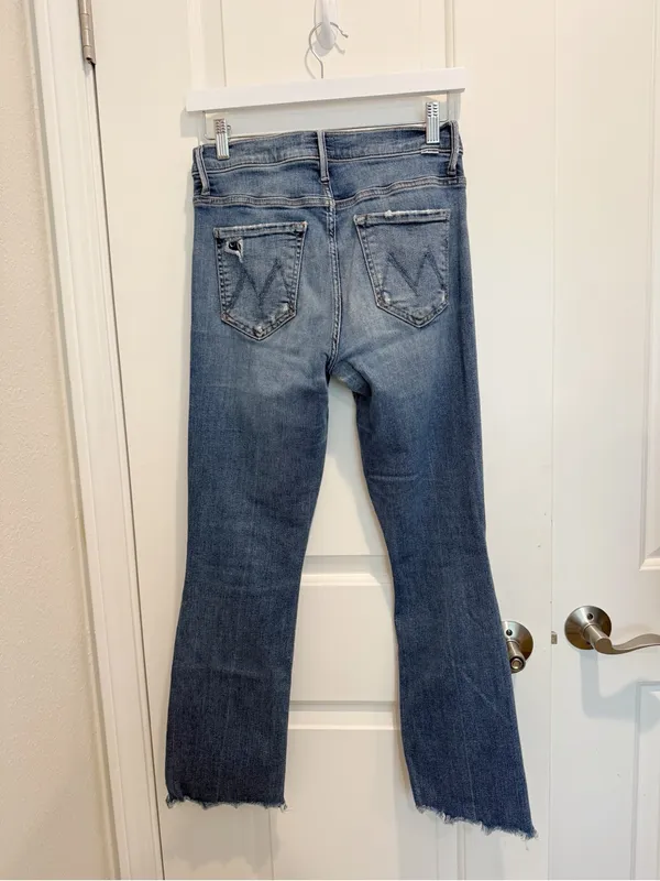 MOTHER The Insider Crop Step Chew Hem in Dancing on Coals size 27 - Image 5