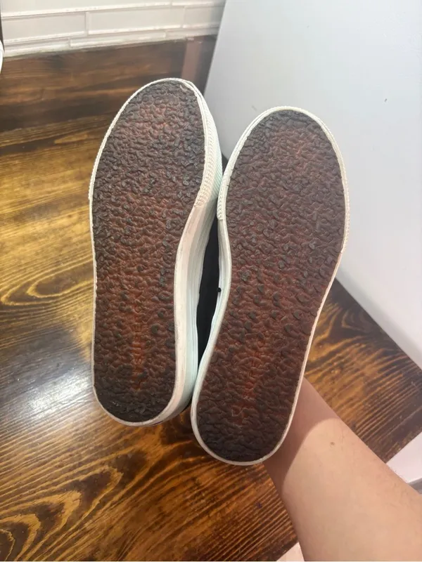 Superga‎ Black Platform Sneakers Women Size 7.5 - Image 8