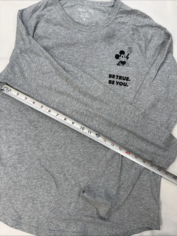 American Eagle Women's Set T-Shirt & Gray Mickey Mouse Print Pajama Joggers - Image 10