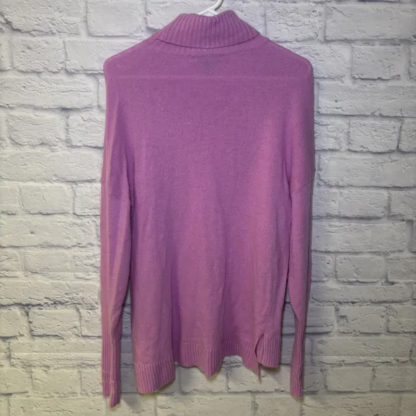 J. Crew Wool Blend Turtleneck Sweater Women’s Size XL Classic Relaxed Fit Knit - Image 3