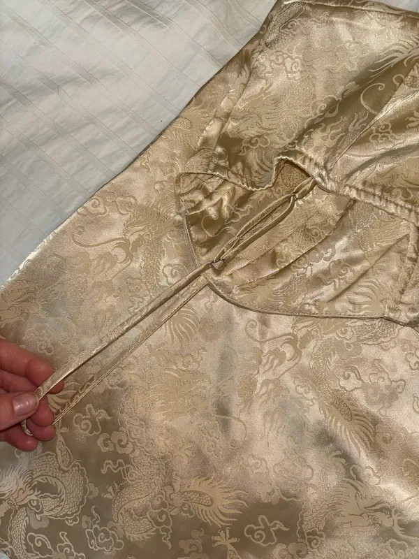 Champagne Minidress Size 6 - Image 5