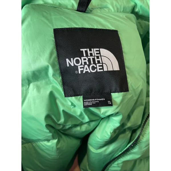 The North Face Nuptse Short‎ Jacket in Chlorophyll Green XL - Image 11