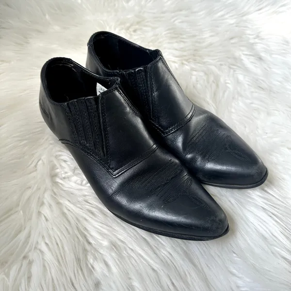 VTG Durango Western Leather Ankle Boots Sz 8.5 - Image 9