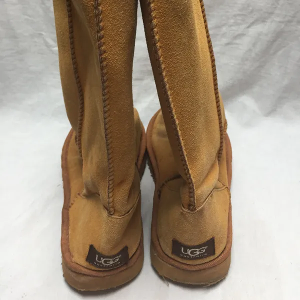 High UGG Tan Boots Size US 9 - Image 4