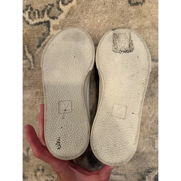 VEJA Low Esplar Leather Lace-Up Sneakers | White Great Condition Size 5 EUR 36 - Image 5
