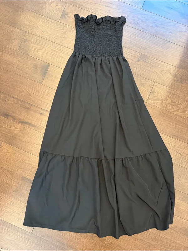 Women’s Black Strapless Maxi Dress XXL - C35-036 - Image 5
