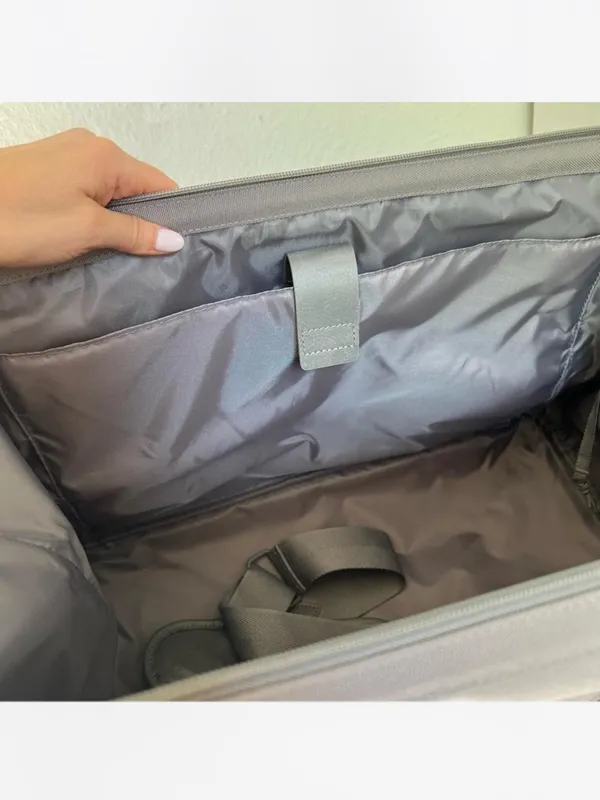 BEIS The Convertible Weekender Bag in Grey Gray - Image 8