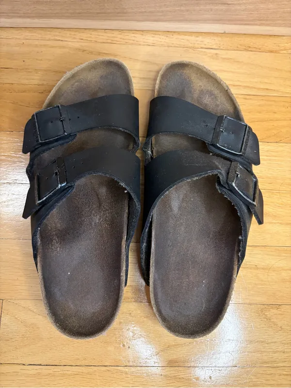 Birkenstock Arizona Birko-Flor Sandals in Black - Size 40 - Image 5