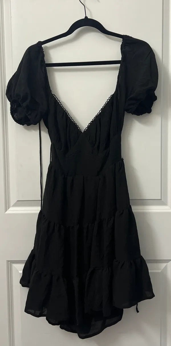 Princess Polly Mini Dress Black - Image 4