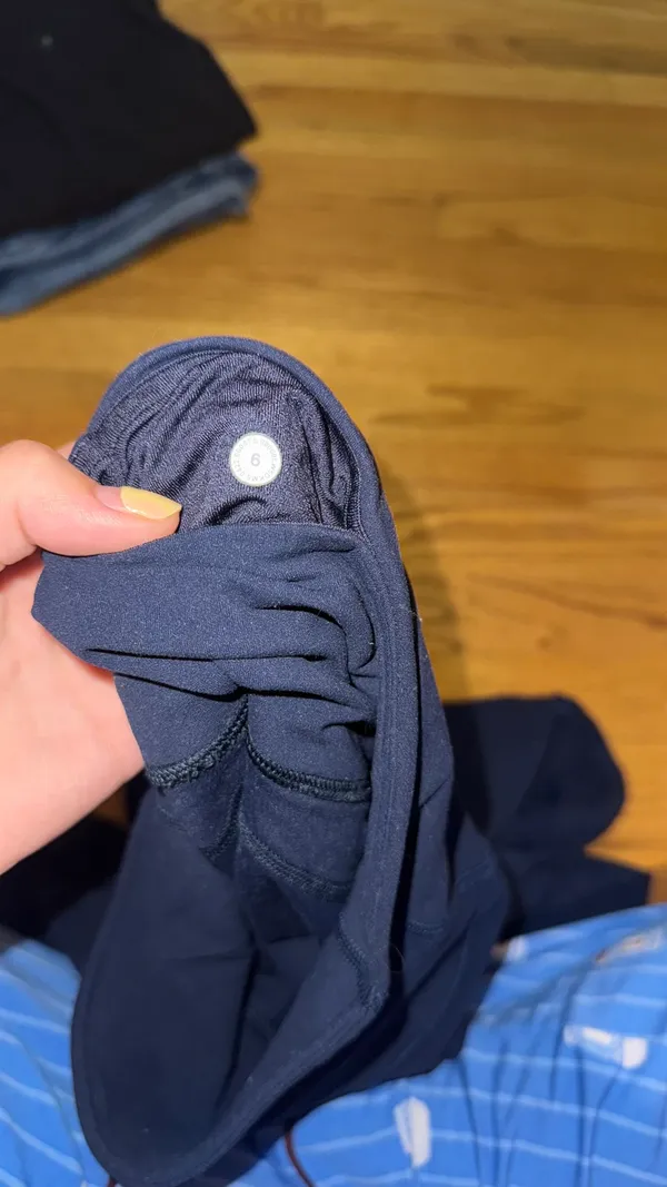 Lululemon Flare Groove Leggings Navy - Image 4