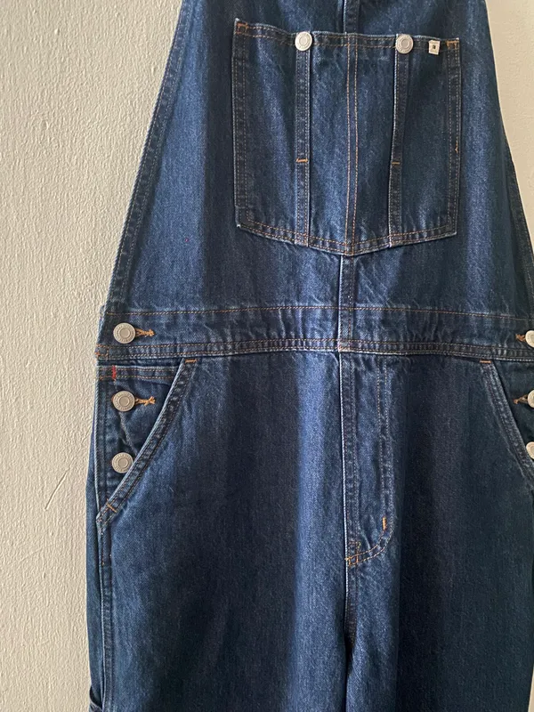 Aritzia Sunday Best Denim Overalls Medium - Image 9