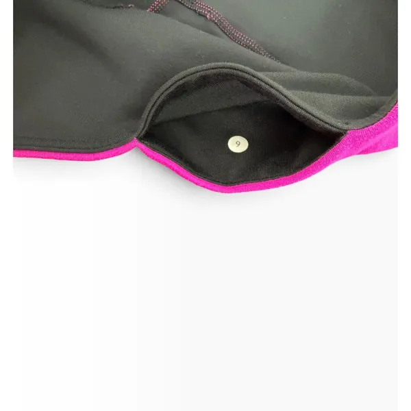 Lululemon Bright Pink High-Rise Cropped Leggings Women Size 6 - Image 8