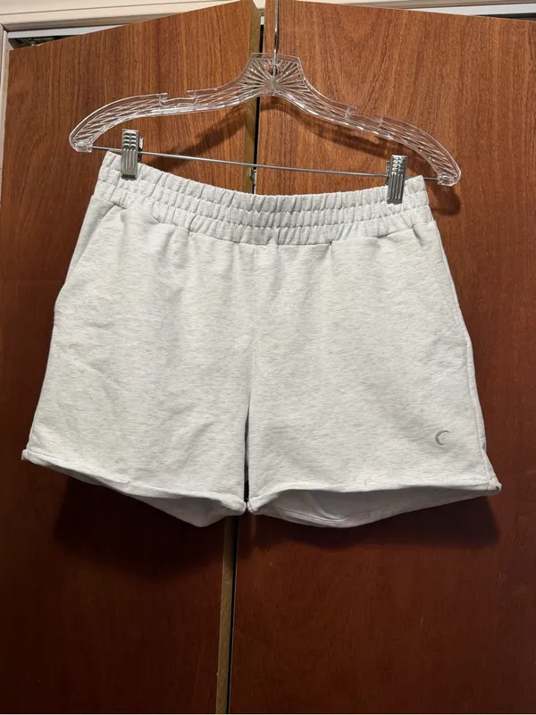 ZYIA Active Heather Gray Knockout Shorts - Image 2