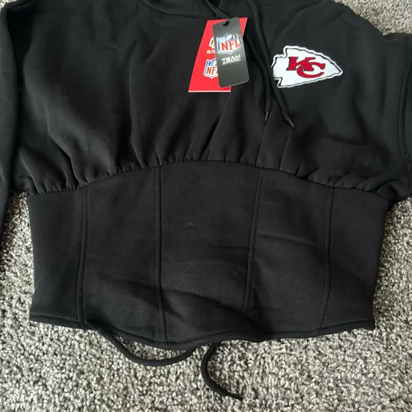 NFL Kansas Chiefs Corset Hoodie - Image 3