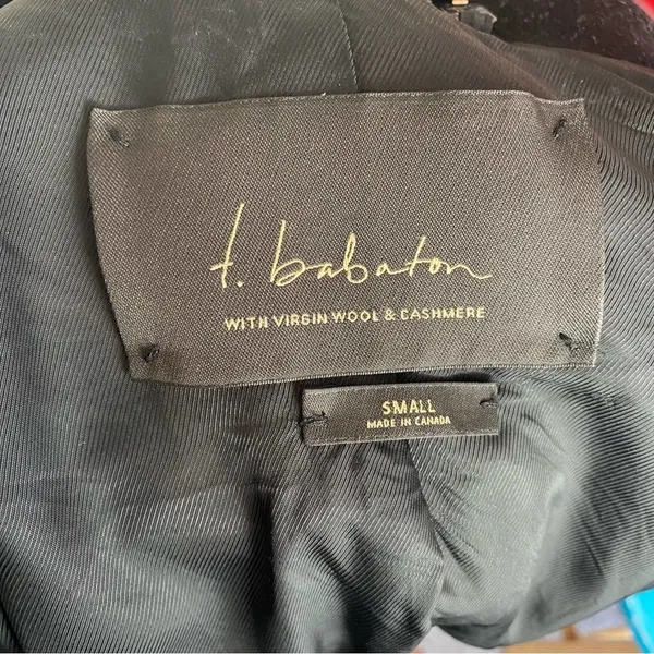 Aritzia Babaton Cashmere Wool Longline Coat Size Small - Image 9
