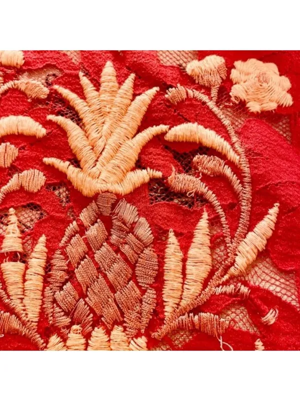 Free People Flora Sleeveless Top Size M Red - Image 5