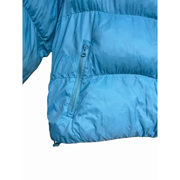 Aloha Island Alo Yoga Gold Rush Puffer Jacket‎ Chalk Blue Women's Size XS - Image 7