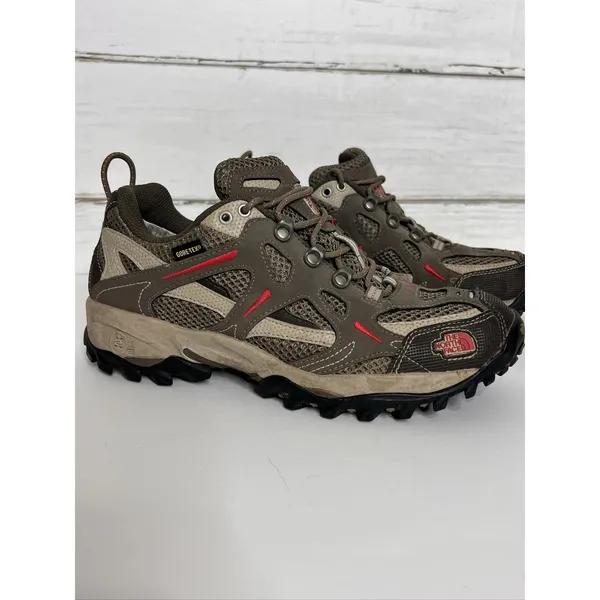 The North Face Hedgehog III GTX Hiking Shoes Shoe Size 8.5 Brown Waterproof - Image 4