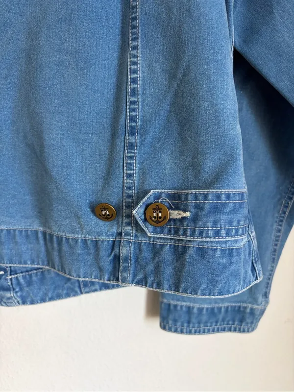 Vintage Lizwear Denim Jacket Blue - Image 4