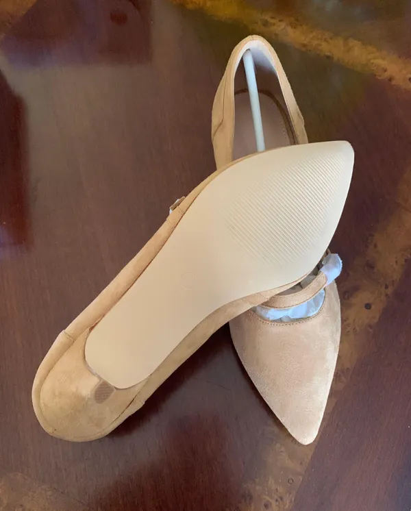 Nude Heels Tan Size 9 - Image 3