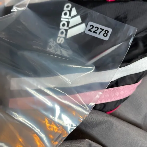 Adidas size S lightweight running jacket reflective stripes - Image 8