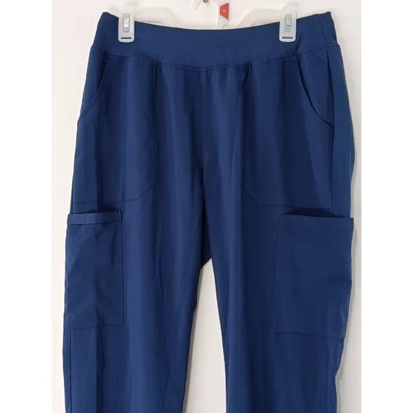 Dickies Women’s Scrub Pants Blue Straight Leg Medical Uniform Nurse Size M - Image 4