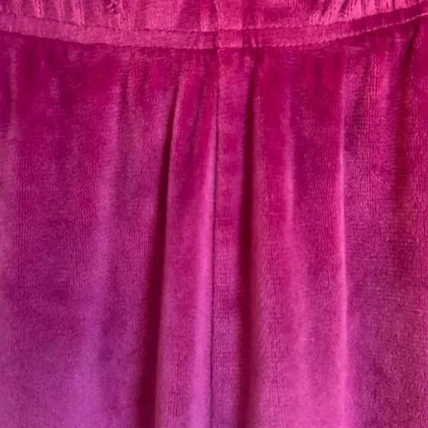 Juicy Couture Burgundy Velour Tracksuit Set Rhinestone Logo Size M - Image 6