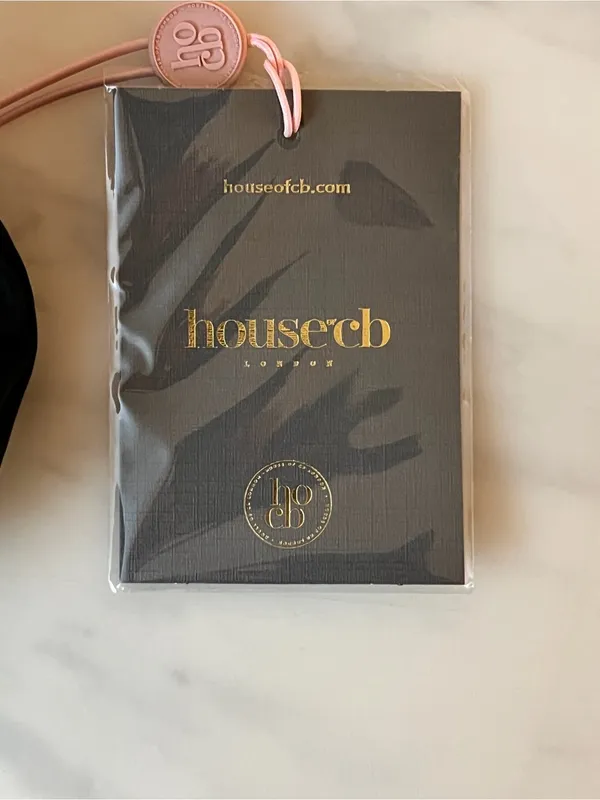House of CB Kara Black Satin Mini Dress XS Bustier Fit & Flare NWT - Image 9
