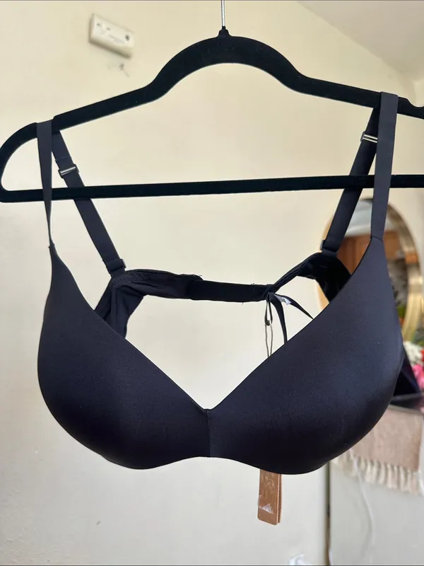 NWT‎ SKIMS Wireless Form Push up bra Bra Onyx black Size 40B - Image 2
