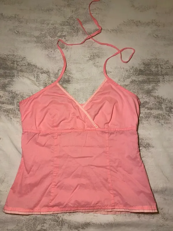 Tilt Halter Babydoll Tank Top - Image 2