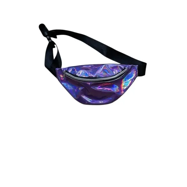 Reflexive™ Designer Fanny Pack Purple 80s Rave - Image 3