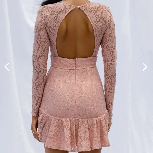 Selfie Leslie | Hearts Afultter Long Sleeve Dress - Image 6