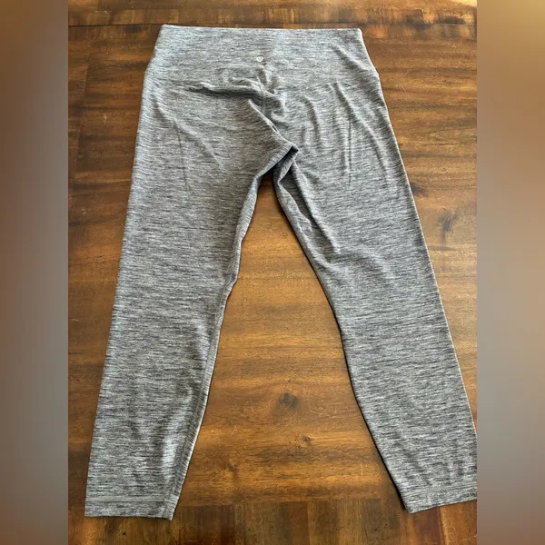 Lululemon Align Leggings Size 12 Pant 25" Heathered Gray - Image 3