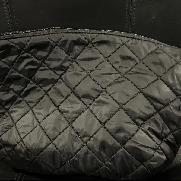 Barbour International Quilted Black Clutch - Image 6