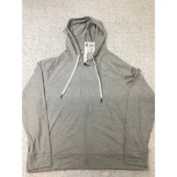 Members Mark‎ Favorite Soft Full Zip Hoodie Gray XL Womens 4 Way Stretch NWT - Image 2