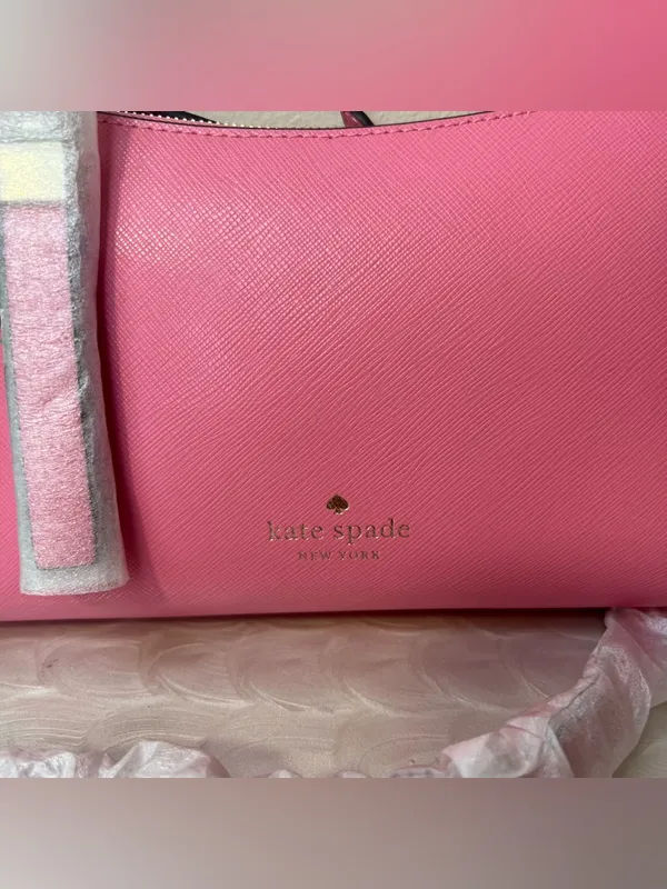 Kate Spade Sadie Small‎ Crossbody Blossom Pink Saffiano Leather NWT - Image 3